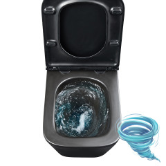 Унитаз подвесной безободковый Lemark Florex 9612002 с сиденьем быстросъемным Soft Close (микролифт)