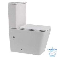 Унитаз напольный Abber Rechteck AC1210 с бачком и сиденьем Soft Close (микролифт)