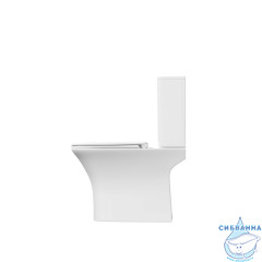 Унитаз напольный безободковый Aquatek Optima Square AQ4411-00 с бачком и сиденьем Soft Close (микролифт)