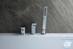 Смеситель для ванны на борт Allen Brau Infinity 265449 (хром)