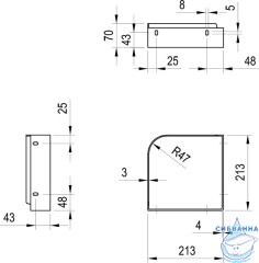 Консоль Ravak Yard 28 C X01779