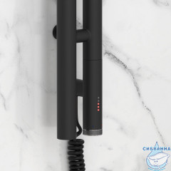 Полотенцесушитель электрический Сунержа Нюанс 3.0 120 (с возможностью скрытого подключения, подключение справа) (темный титан)