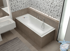 Чугунная ванна Универсал Оптима 170х70 с ножками