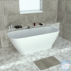 Ванна из искусственного камня Radostone Эрника 170х72