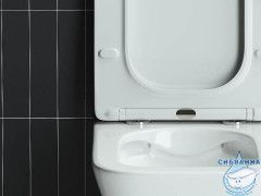 Унитаз подвесной безободковый Ceramicanova Mono Rimless CN1902 с сиденьем быстросъемным Soft Close (микролифт)