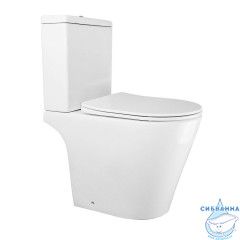 Унитаз напольный безободковый Azario Flin с бачком и сиденьем Soft Close (микролифт) AZ-1363C