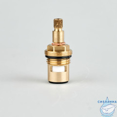 Кран-букса керамическая, 180°, 20 зубцов, G 1/2", M24, h=53 мм, IDDIS, 998CR531SM