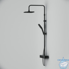 Душевая система Am.Pm Func 300 1 режим F078F222 (черный матовый)