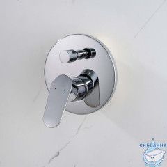 Встраиваемый смеситель для ванны Aquatek Ника AQ1846CR (2 режима) (хром)