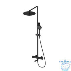 Душевая система Oliveeka Y-Line 300 1 режим OL-739902-MB (черный матовый)