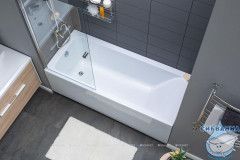 Акриловая ванна Aquanet Bright 175x75 с каркасом