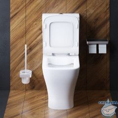 Унитаз напольный безободковый Damixa Titan с бачком и сиденьем Soft Close (микролифт) DX78C8600SC