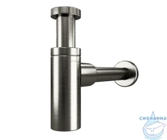 Сифон для умывальника WasserKRAFT A172  (оружейная сталь)