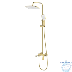 Душевая система Azario Lursy 250 1 режим AZ-K2349MG (золото матовое)