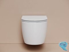 Унитаз подвесной безободковый Ceramicanova Noe CN4011T с сиденьем быстросъемным Soft Close (микролифт)