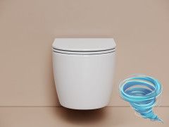 Унитаз подвесной безободковый Ceramicanova Noe CN4011T с сиденьем быстросъемным Soft Close (микролифт)