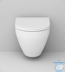 Унитаз подвесной безободковый AM.PM Spirit V2.0 C701700SC с сиденьем Soft Close (микролифт)