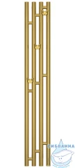 Полотенцесушитель электрический Сунержа Кантата 120 (с возможностью скрытого подключения) (золото)