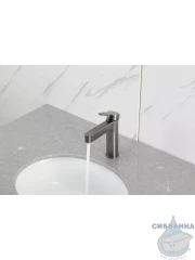 Смеситель раковины Gappo G1099-39 (оружейная сталь)