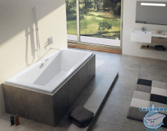 Акриловая ванна Riho Lusso 160x70 с каркасом