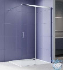 Walk in  Aquatek 120х200 AQ.WISL.120.1CH профиль хром, стекло прозрачное 