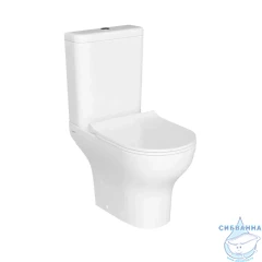 Унитаз напольный безободковый Vitra Zentrum 9824B003-7219 с бачком и сиденьем Soft Close (микролифт)