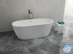 Акриловая ванна 1Marka Tondo 174х80 с каркасом