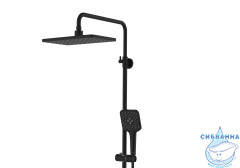 Душевая система Aquatek Ника 300 AQ2840MB (черный матовый)