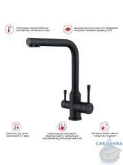 Смеситель для кухни Raglo R81.61.06 (черный)