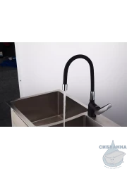 Смеситель кухни Frap F4453-04 (черный матовый)