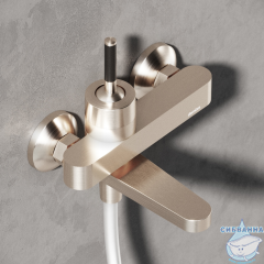 Смеситель для ванны Damixa Arc 291000200 (никель)