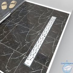 Дренажный трап для душа Timo 60 см с решеткой DP20600-DR20600