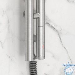 Полотенцесушитель электрический Сунержа Нюанс 3.0 120 (с возможностью скрытого подключения, подключение справа) (сатин)