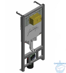 Инсталляция Jacob Delafon E29025-NF с кнопкой смыва E4316 в комплекте с унитазом Jacob Delafon Patio Rimless EDV102-00 c сиденьем Soft close (микролифт) легкосъёмное, E21740RU-00   