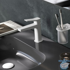 Смеситель для раковины Wasserkraft Weil 2303 (белый матовый)