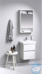 Шкаф-зеркало Aqwella Сити 50 дуб канадский SIT0405DK