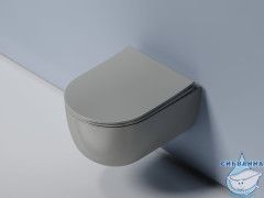 Унитаз подвесной безободковый Ceramicanova Modena  Rimless CN6063MH с сиденьем быстросъемным Soft Close (микролифт)