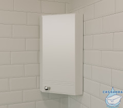 Шкаф 1Marka Story 43П R белый глянцевый