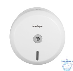  Центральный выдвижной диспенсер для бумаги SantiLine SL-8012 (белый глянцевый)