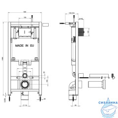 Инсталляция Jacob Delafon  E21928RU-CP
