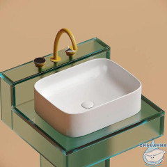  Раковина на столешницу 51 см Ceramicanova Element CN6052MW (белый матовый)