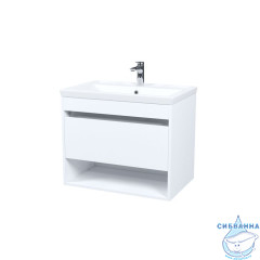 Тумба с умывальником, подвесная, с нишей, 70 см, белый, Zodiac X, IDDIS, ZDX70WNi95K подходит умыв. 4077000i28