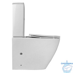 Унитаз напольный безободковый Azario Levanto AZ-1228A с бачком и сиденьем Soft Close (микролифт)