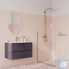 Душевая система Iddis Aiger 230 AIGMG3Fi06 (золото матовое)