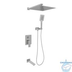 Душевая система Oliveeka D-Line 300 1 режим OL-88939003-BN (никель)