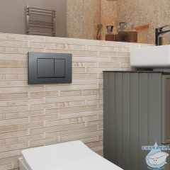 Кнопка смыва Charus Minimalista FP.310.GRP.01 графит