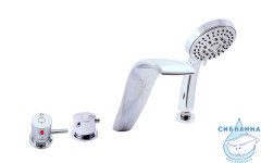 Смеситель для ванны на борт RavSlezak Дунай DT261.5PZ