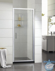 Дверь в нишу Encanto Stella 90 профиль хром, стекло прозрачное