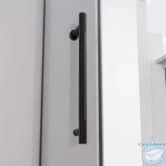 Душевое ограждение Veconi Алассио 150x90 профиль черный, стекло прозрачное AL-SP-15090-00-B-C4 (без поддона)