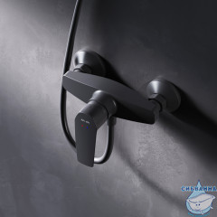 Смеситель для душа AM.PM Gem F90A20022 (черный матовый)